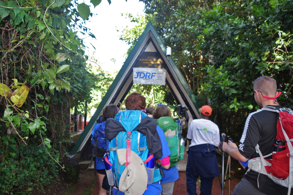 End of the Marangu Route Mt. Kilimanjaro