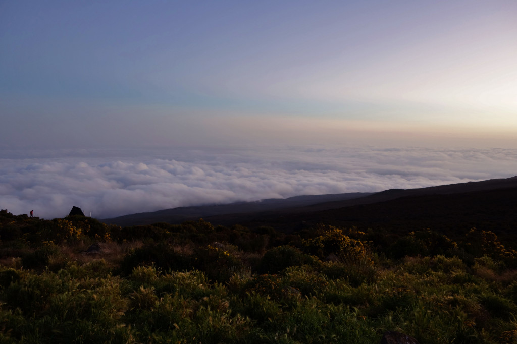 Horombo Hut Sunset marangu trail mt kilimanjaro