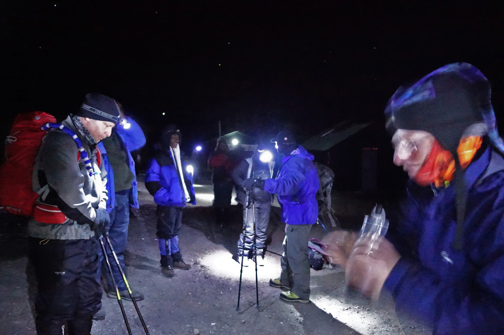 Start of the Ascent marangu route mt kilimanjaro uhuru peak