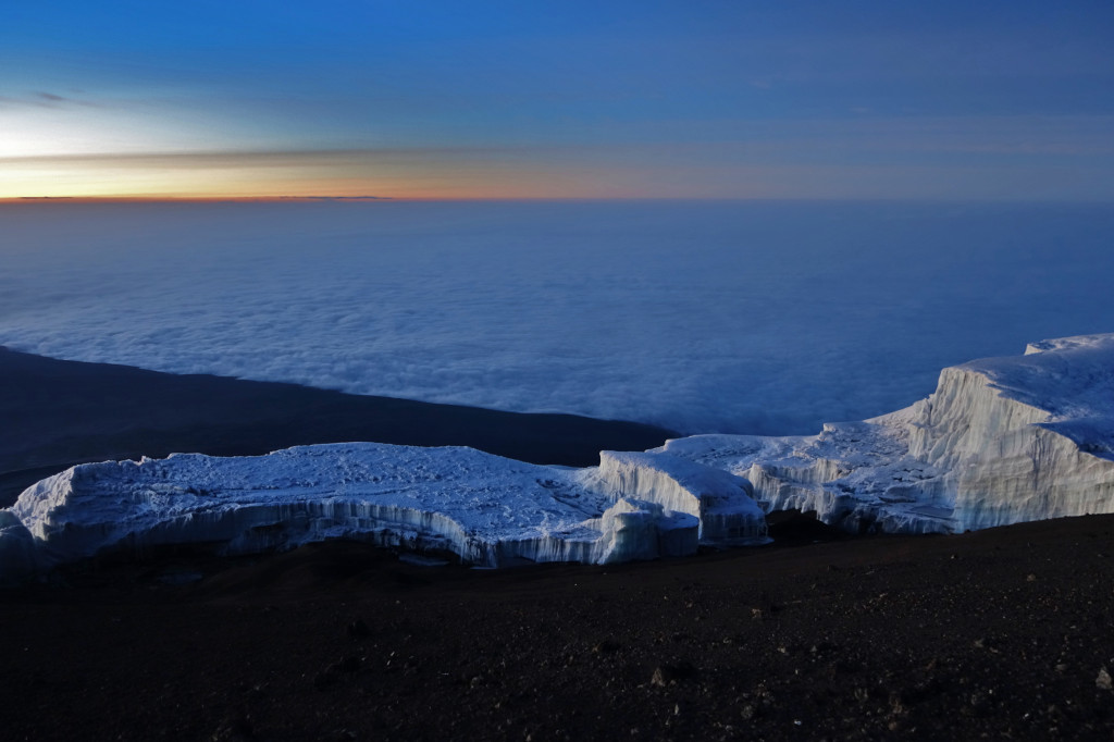 Sunrise on the Winter Solstice Marangu Route Mt. Kilimanjaro Uhuru Peak