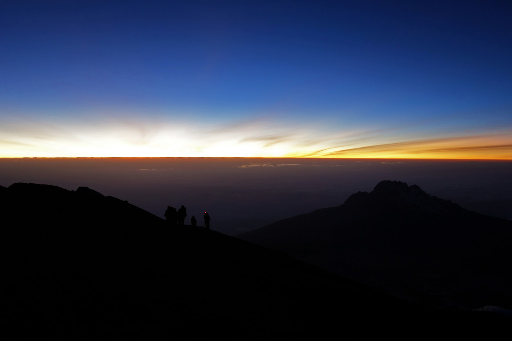 Sunrise on the Winter Solstice Marangu Route Mt. Kilimanjaro Uhuru Peak