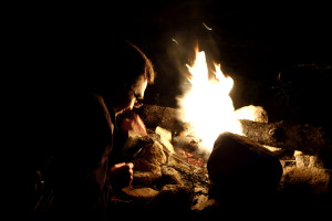 Ryan Tending the Fire