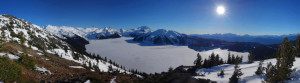 Panorama - Garibaldi Lake from Panorama Ridge