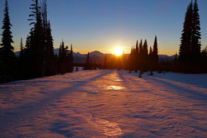 Sunset in Black Tusk Meadows