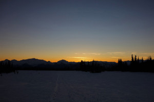 Twilight in Black Tusk Meadows