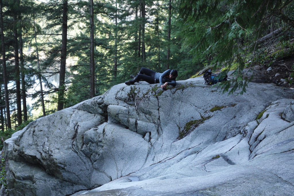 Bluff along the Swan Falls trail