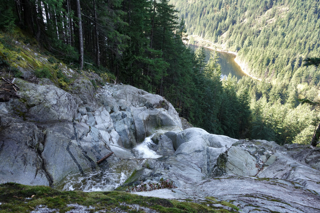 View of Buntzen Lake from the Swan Falls viewpoint