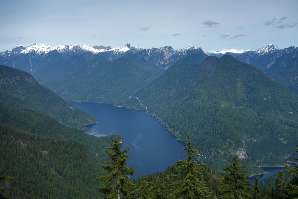 View of Coquitlam Lake along Eagle Ridge