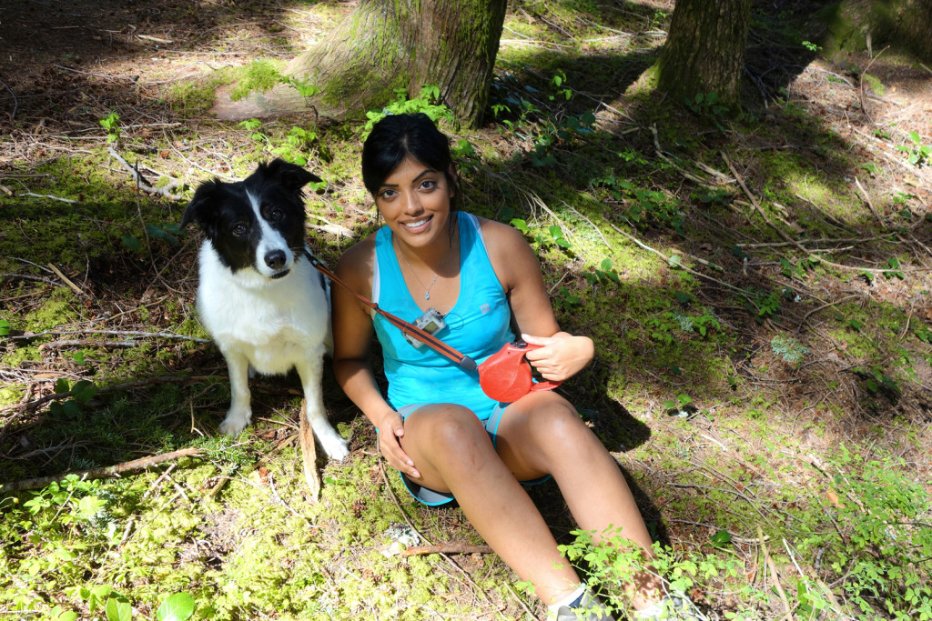 Skeena and I on Evans Peak Trail