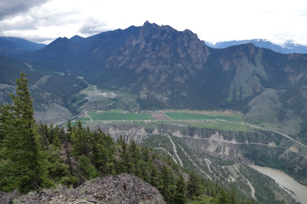 View from the Fire Lookout Trail west pavilion Fountain Head Valley