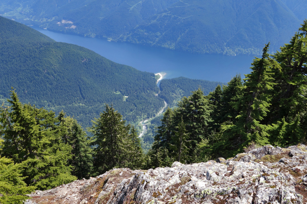 View of Gold Creek and Alouette Lake from Evans Peak