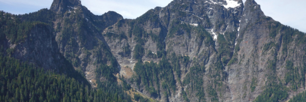 View Blanshard Needle and Edge Peaks from evans peak