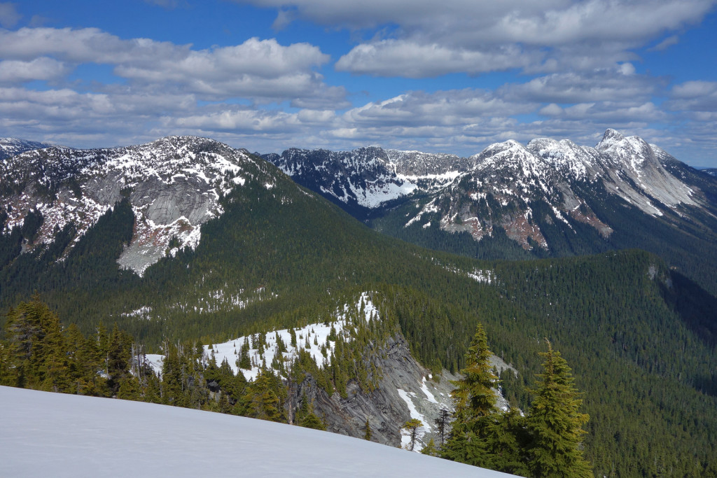 View of our Route Up, Ottomite-Zupjok Col