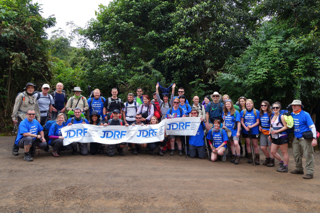 Kilimanjaro 2014 JDRF Team Marangu trail
