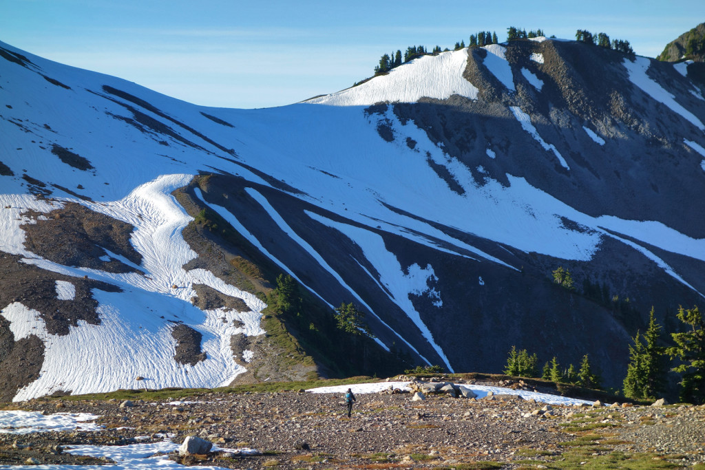 View of the Saddle After our Ascent garibaldi provincial park little diamond head