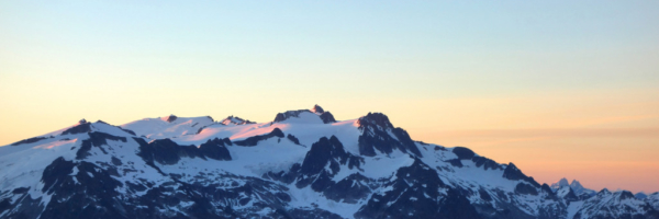First Light on Mamquam little diamond head garibaldi provincial park