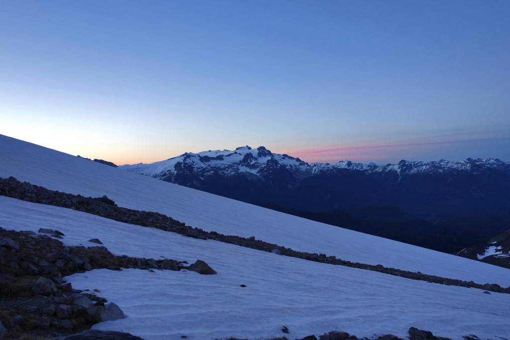 Little Diamond Head Dawn Colours garibaldi provincial park