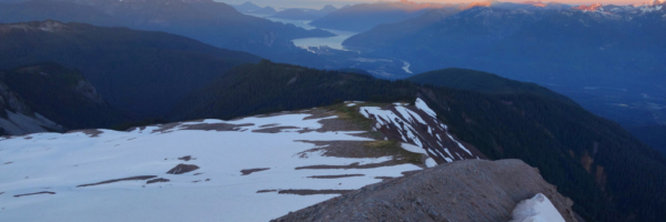 Morning Colours Across the Howe Sound garibaldi provincial park little diamond head