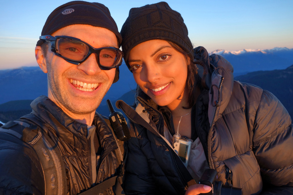 Ryan and I on Little Diamond Head garibaldi provincial park