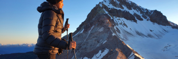 View of Atwell Peak at Sunrise summer solstice little diamond head garibaldi provincial park