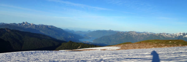 View of Sky Pilot, Howe Sound, and the Tantalus Range garibaldi provincial park little diamond head