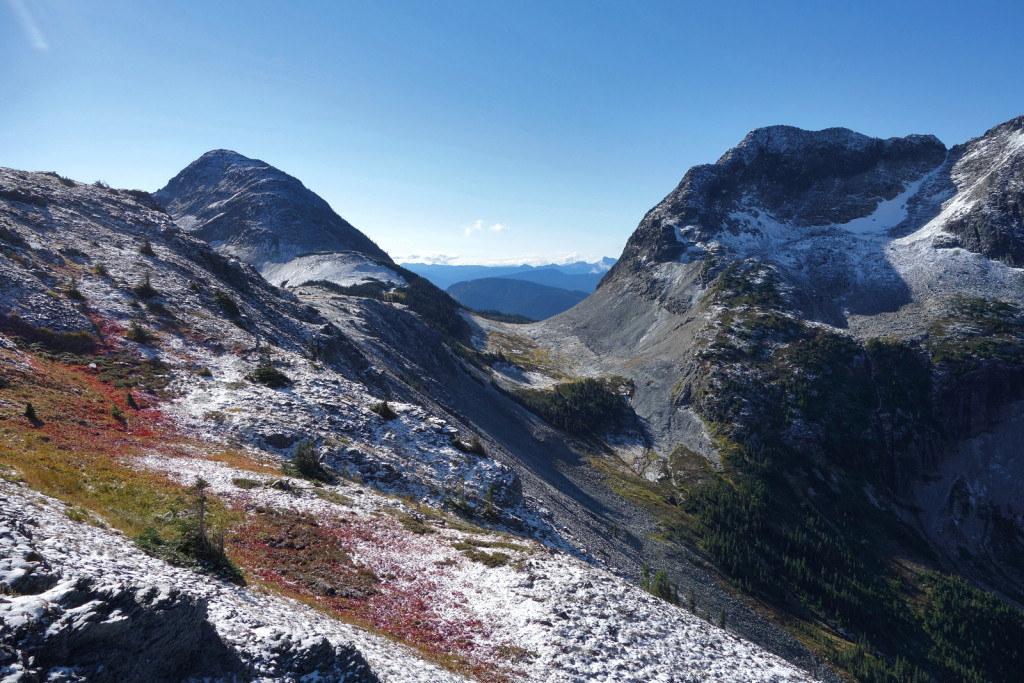 View of the Col Between Jim Kelly Peak and Coquihalla Mountain Coquihalla Highway