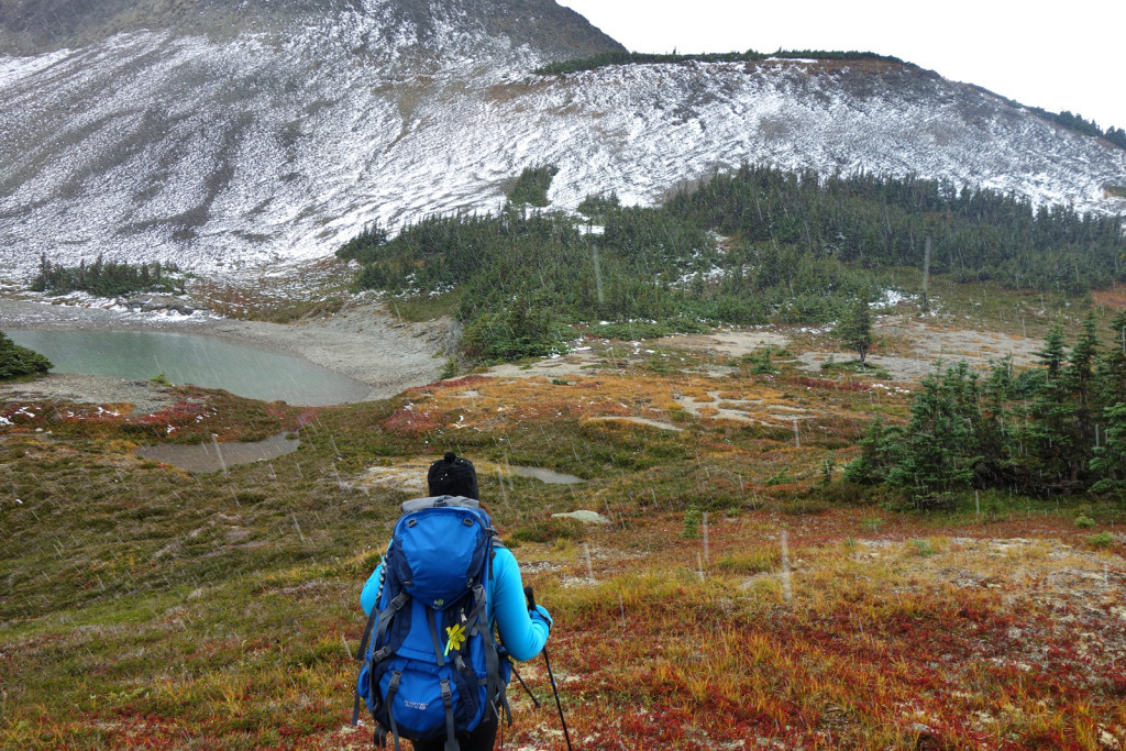 Heading Back Along Illal Peak Trail Coquihalla Highway