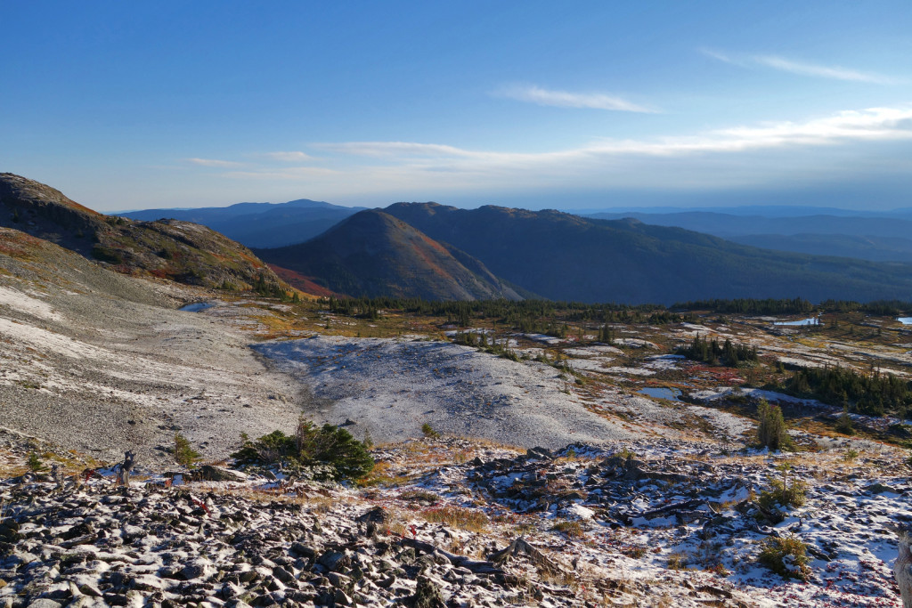 View of Illal Meadows in the Morning Coquihalla Highway