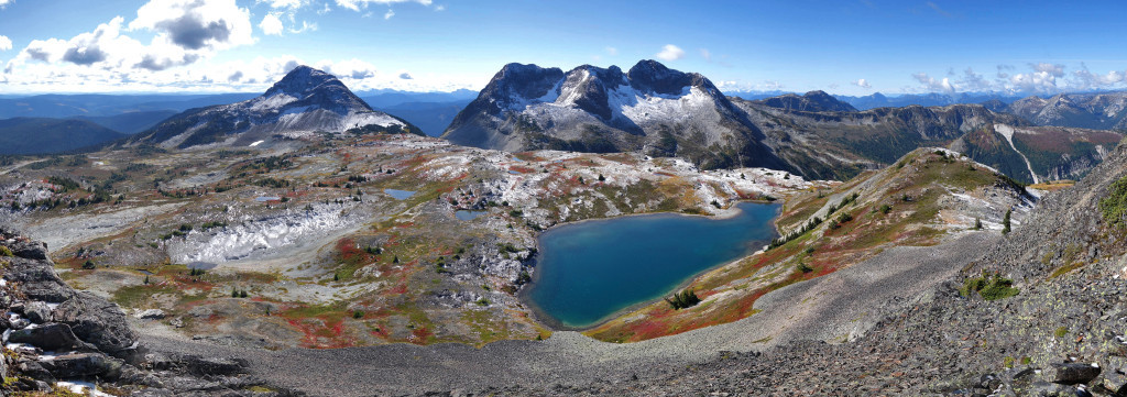 Pano from Illal Peak Coquihalla Highway