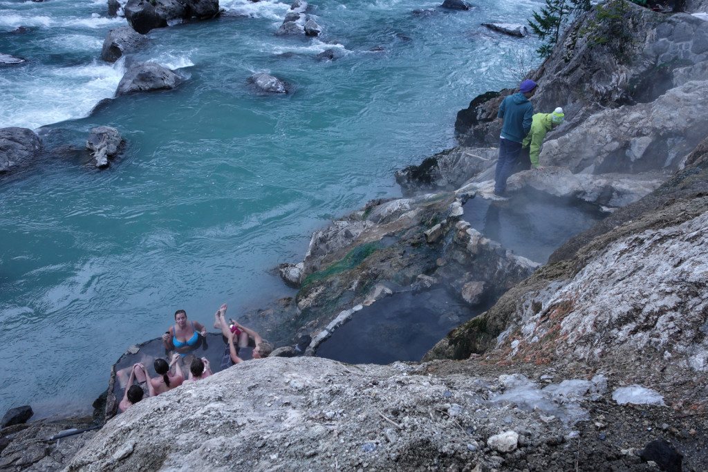 Pebble Creek Hot Springs, Keyhole Falls, Pemberton, Hiking, Natural Hotsprings