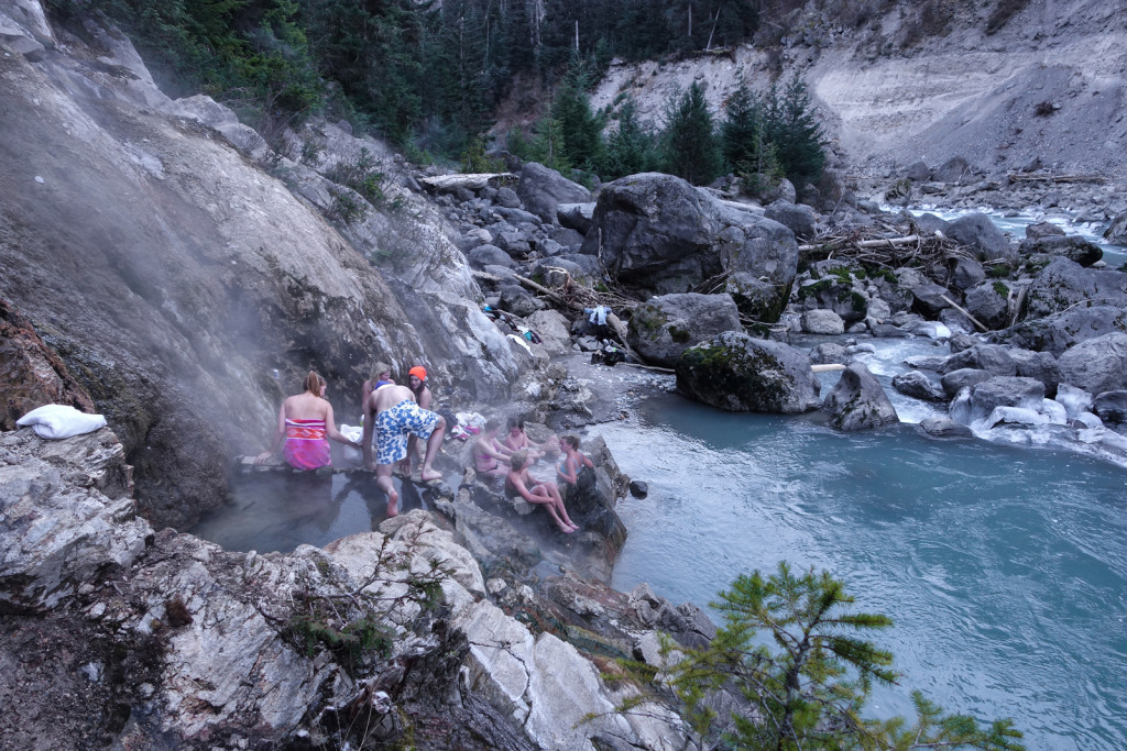 Pebble Creek Hot Springs, Keyhole Falls, Pemberton, Hiking, Natural Hotsprings