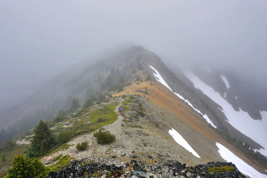 Descending the First Brother Peak